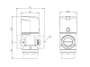 Termostatinis vožtuvas ATM 363 (DN20 G1" 35-60°C Kvs 1.6)